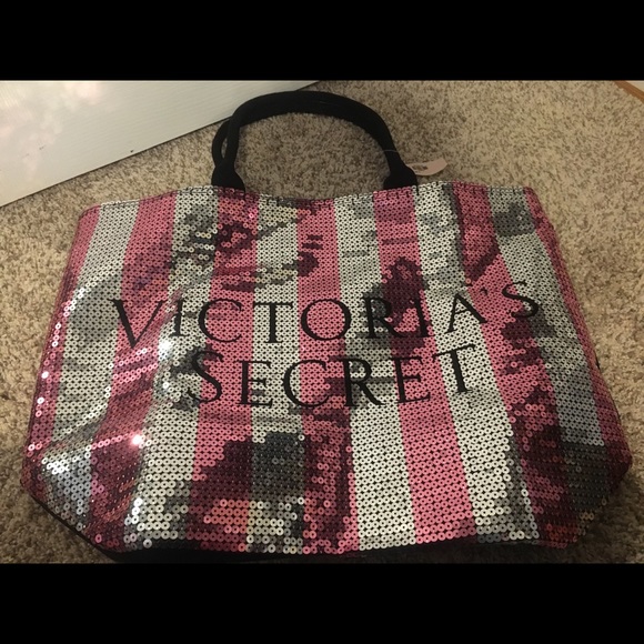 Victoria's Secret Handbags - Victoria’s Secret sequin tote bag